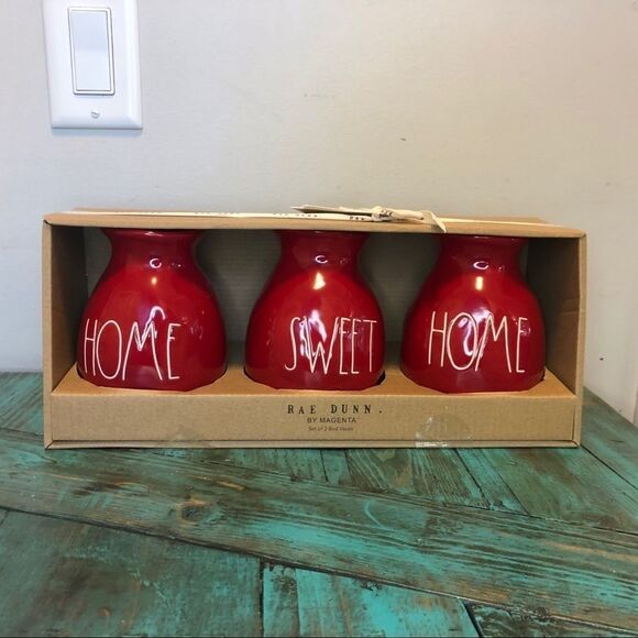 Rae Dunn Home Sweet Home Vases - Picture 1 of 4